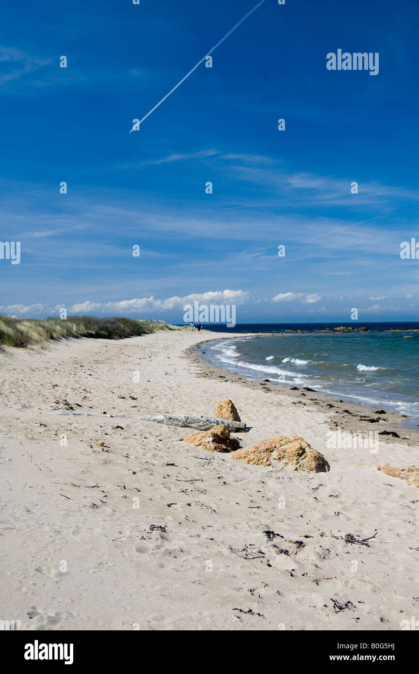 Gullane Plage vers Fife Banque D'Images