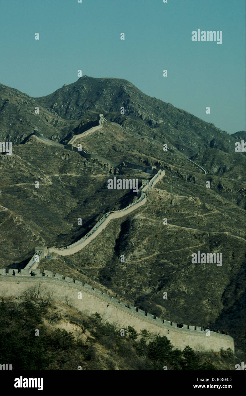 La Grande Muraille de Chine. Banque D'Images