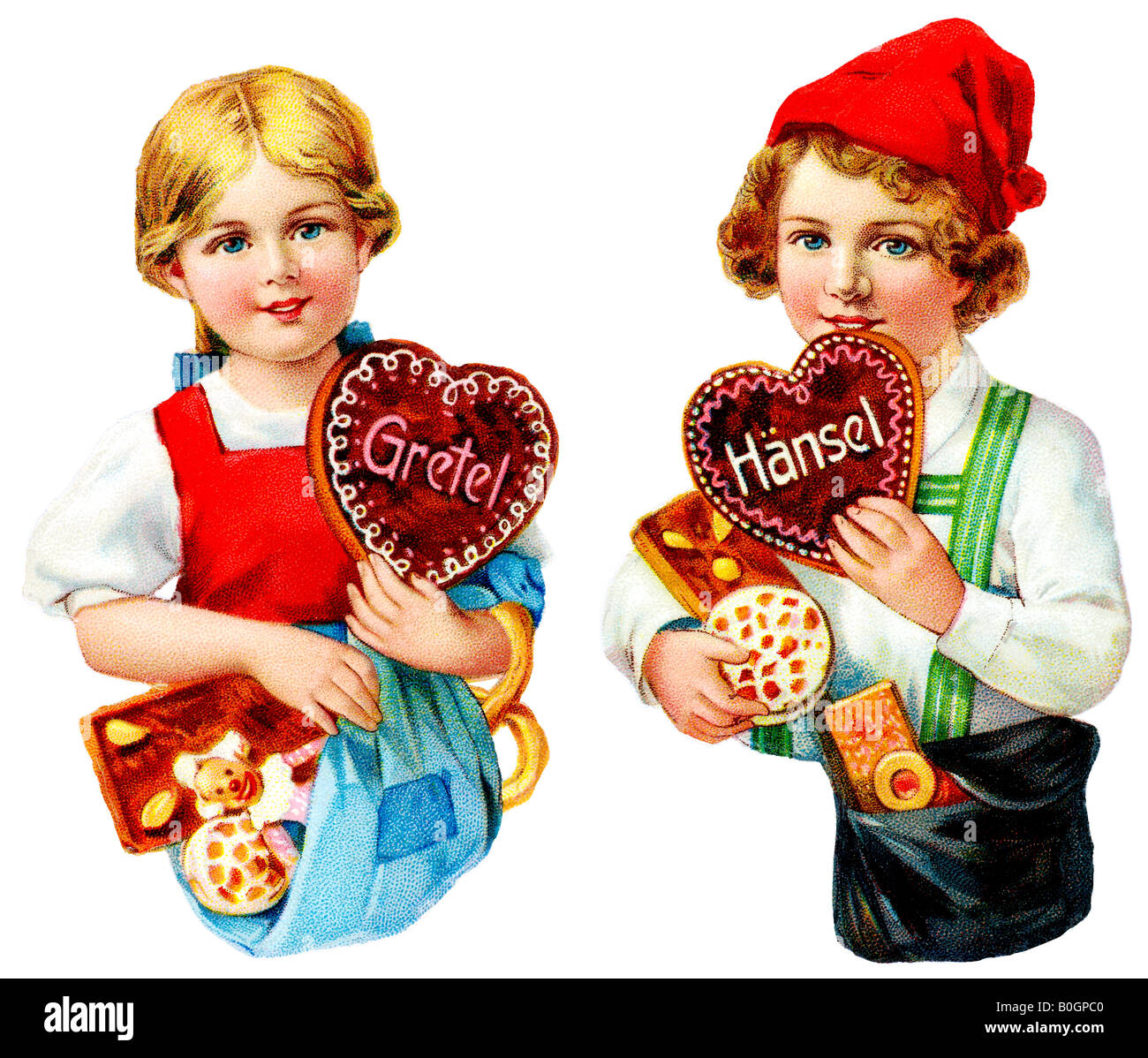 Hansel et Gretel, les frères Grimm, 19e siècle, Allemagne Banque D'Images