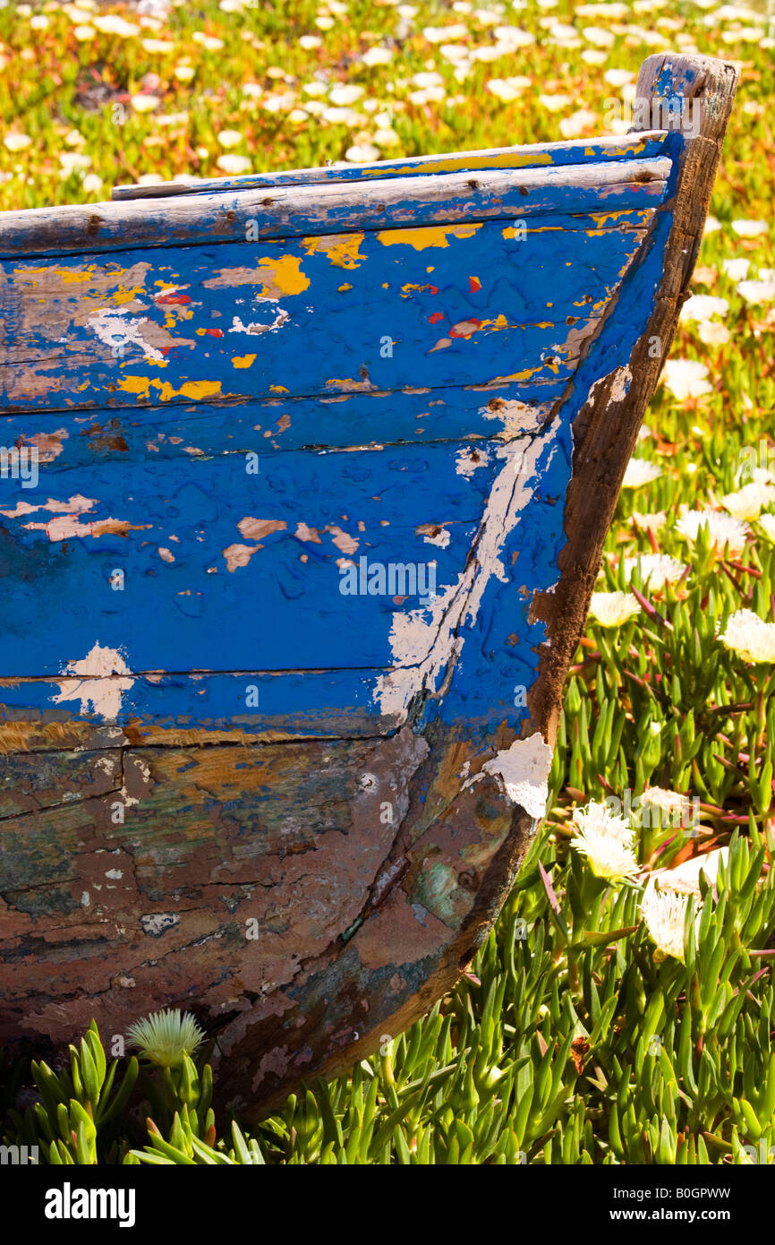 Vieux bateau dans la zone,Portugal,Europe Banque D'Images