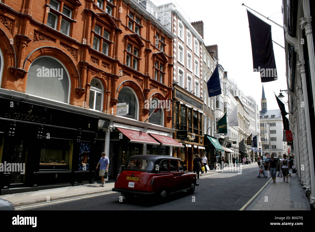 Old Bond street mayfair london uk 2008 Banque D'Images