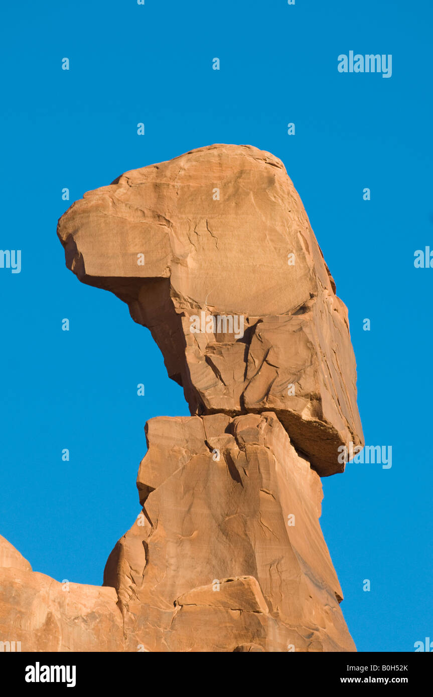 Balanced Rock Nefertiti Arches National Park Utah Banque D'Images