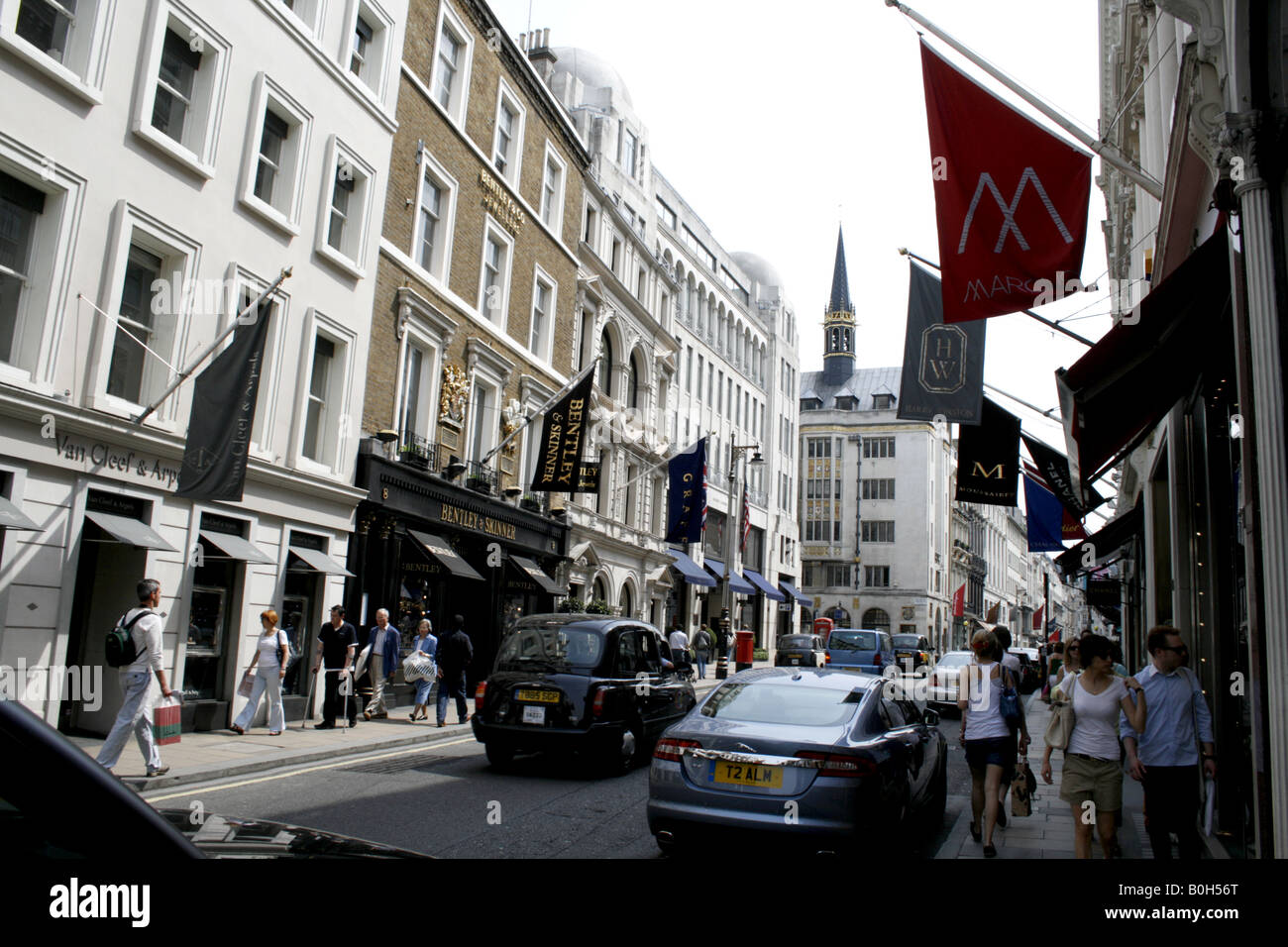 New Bond street mayfair london uk 2008 Banque D'Images