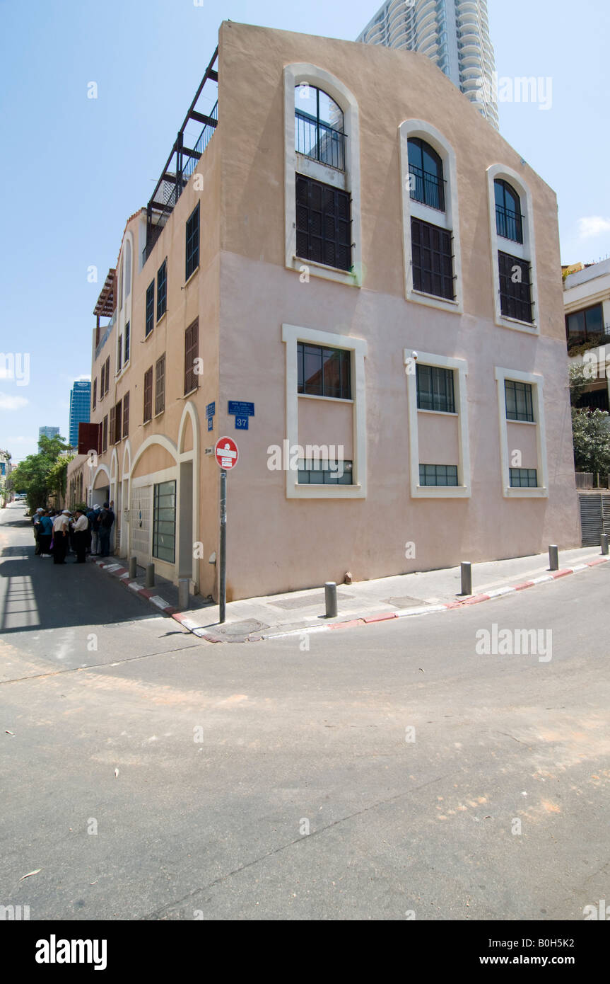 Israël Tel Aviv Neve Tzedek Abulafya maison construite 1887 Banque D'Images