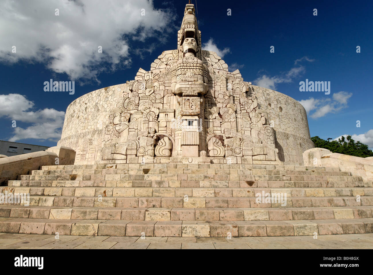 Monumento a la Bandera, Monument au drapeau à Merida, Yucatan, Mexique ...