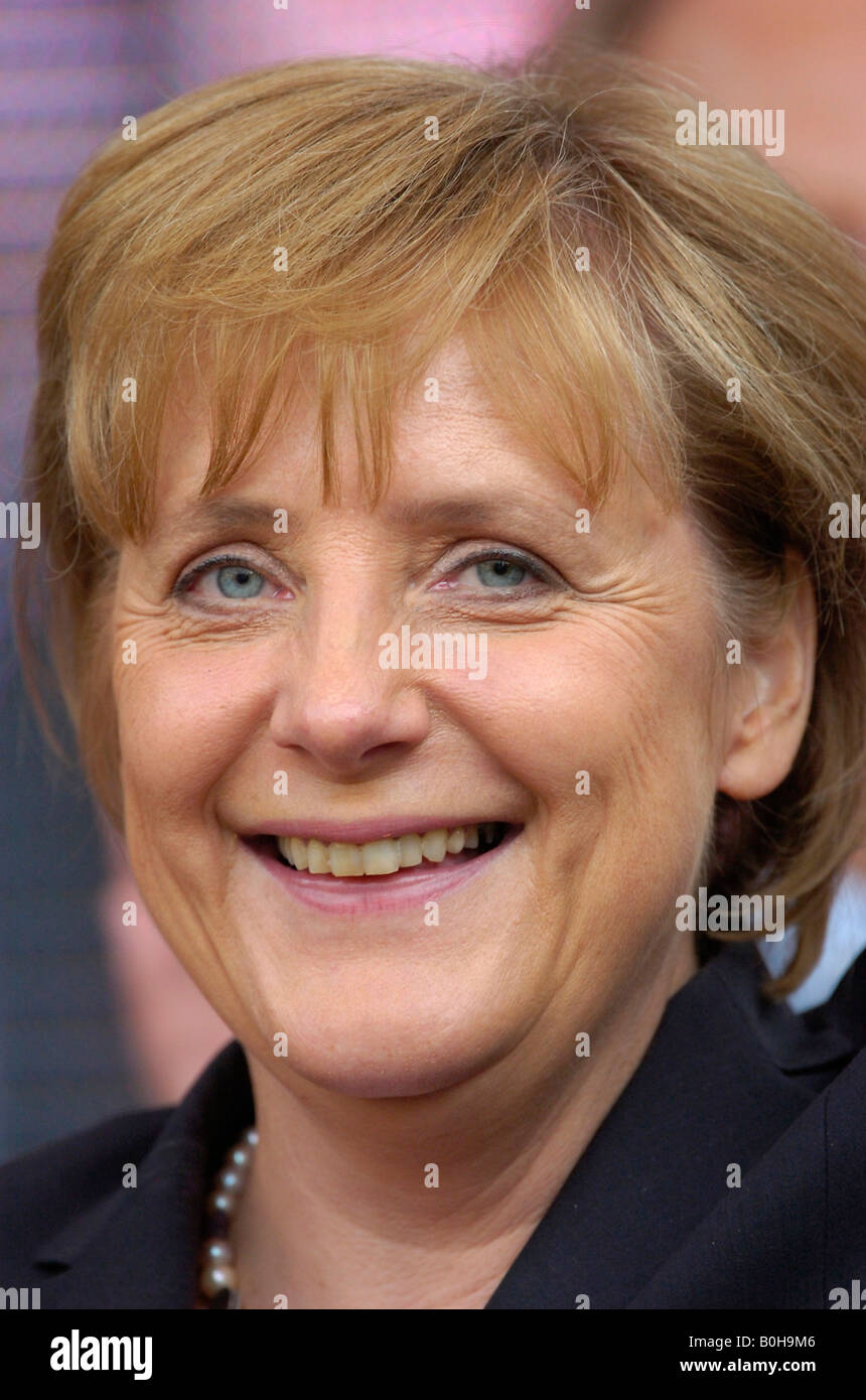 Chancelière fédérale allemande Angela Merkel Banque D'Images