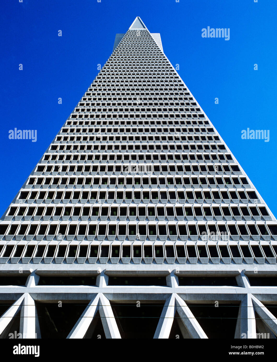 La Transamerica Pyramid à San Francisco, Californie, USA Banque D'Images