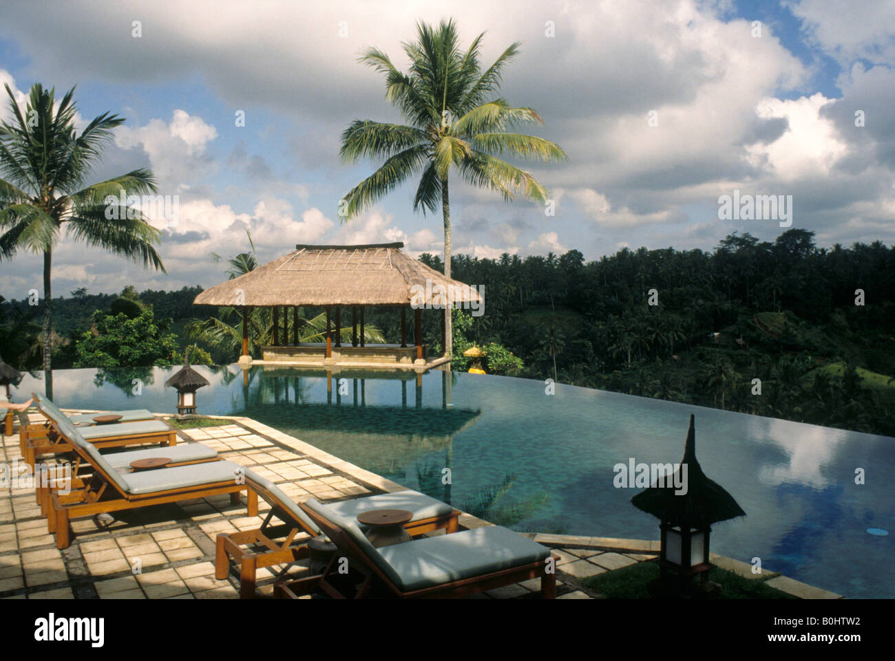 Une villa de luxe à Bali, Indonésie. Banque D'Images