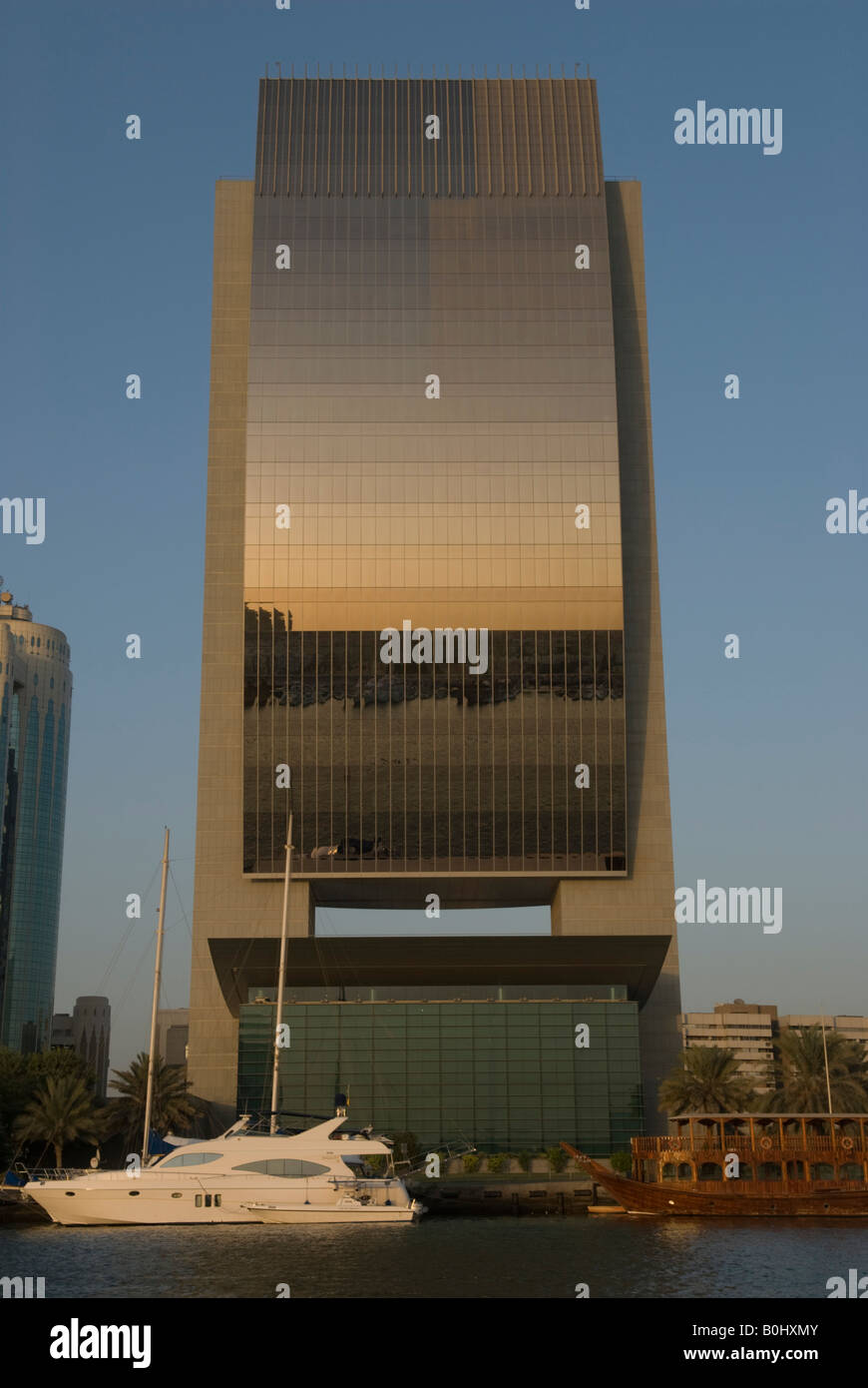 La banque nationale de Dubaï l'administration centrale Banque D'Images