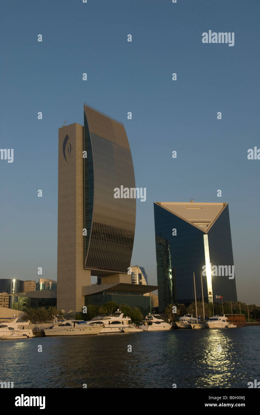 La banque nationale de Dubaï l'administration centrale Banque D'Images