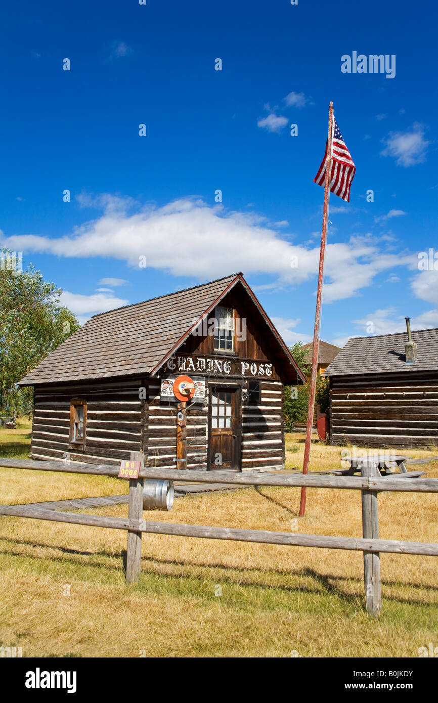 Four Winds Trading Post St Ignatius Région de Missoula Montana USA Banque D'Images