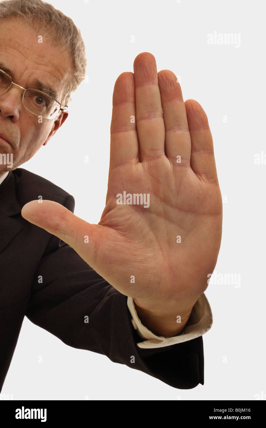 Arrêtez ! Banque D'Images