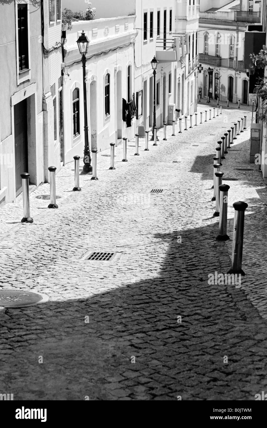 Maisons sur street,Portugal,Europe Banque D'Images