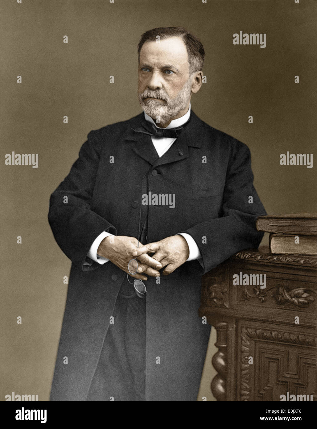 1822 Louis Pasteur, scientifique français 1895 après que la pasteurisation est nommé version colorisée de 9A8153 Banque D'Images