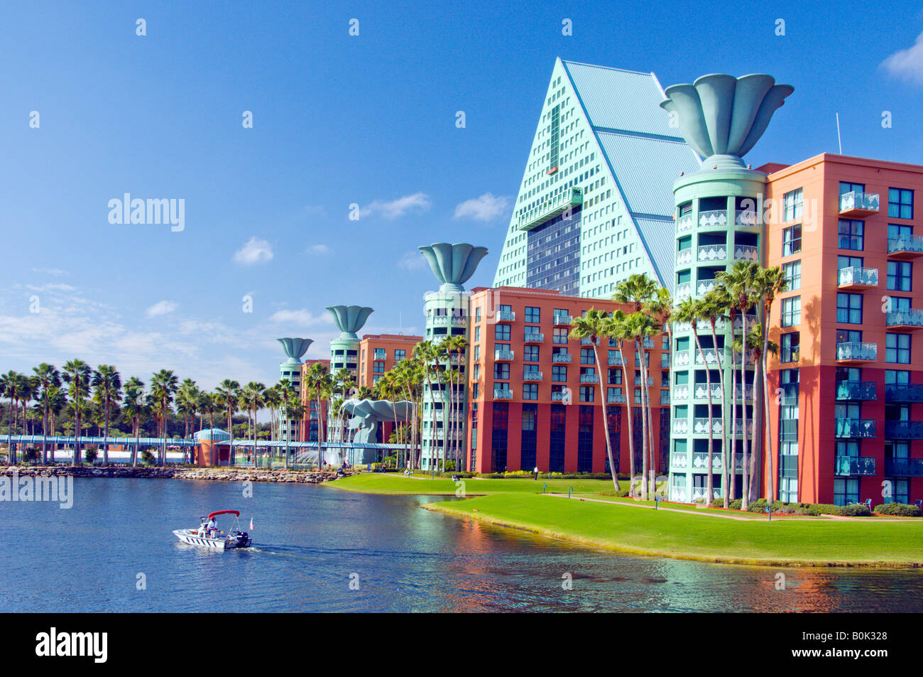Le Dolphin Resort Hôtel à Disney s Lake Buena Vista Resort Florida USA Banque D'Images