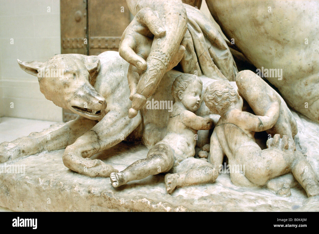 Tiberinus, dieu romain du Tibre, 1er siècle de notre ère. Artiste : Inconnu Banque D'Images