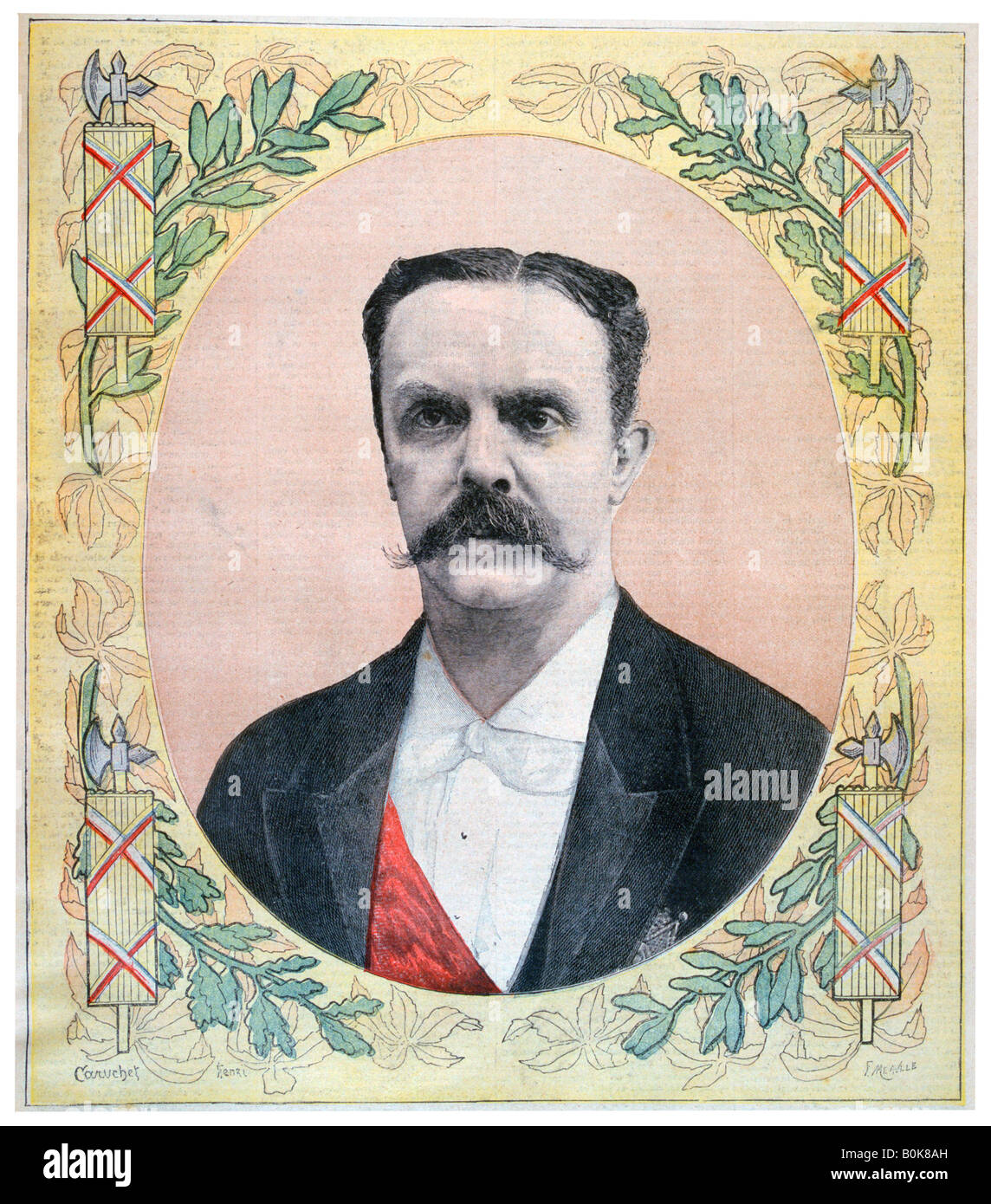 Jean Casimir-Perier, homme politique français, 1894. Artiste : F Meaulle  Photo Stock - Alamy
