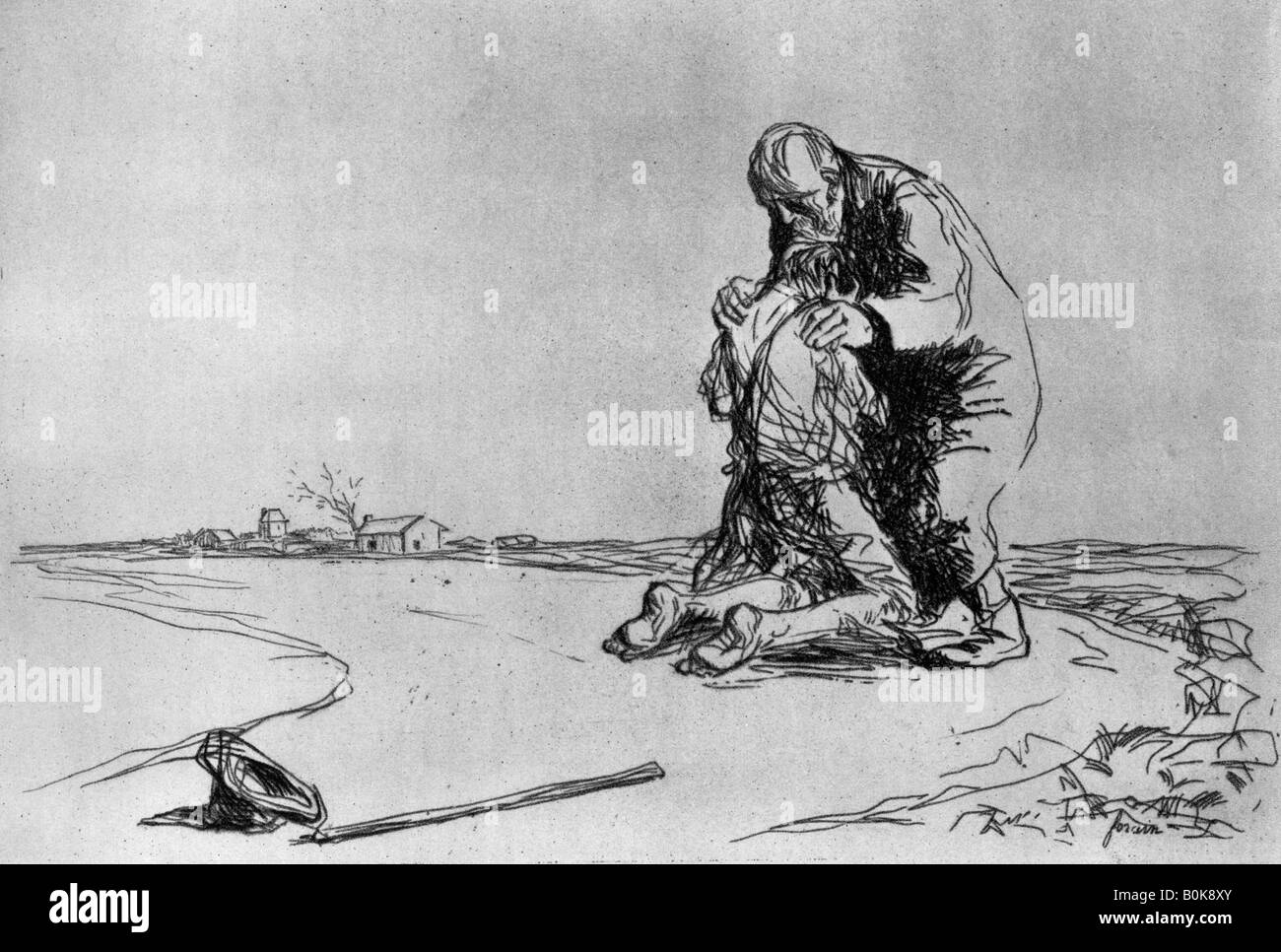 "Le retour du fils prodigue", 1925.Artiste : Jean Louis forain Banque D'Images