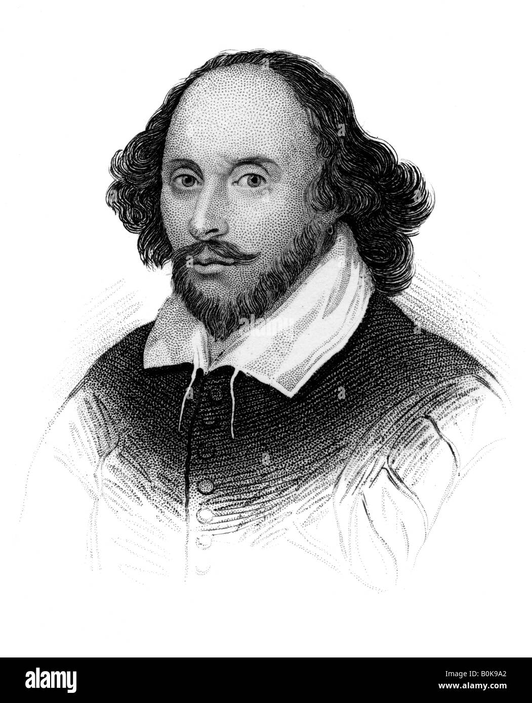 Portrait de william shakespeare par un artiste inconnu Banque de