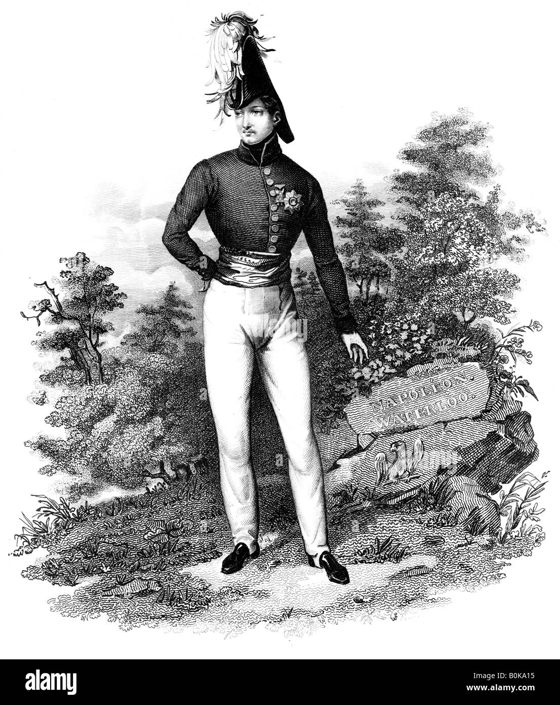 Napoléon Bonaparte, général français et l'empereur. Artiste : Inconnu Banque D'Images