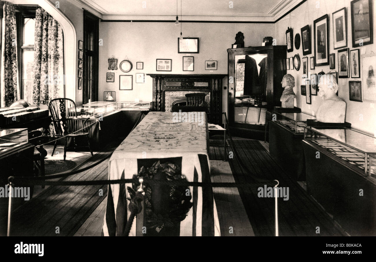 Le Musée de Tennyson, Farringford House, 20e siècle. Artiste : Inconnu Banque D'Images