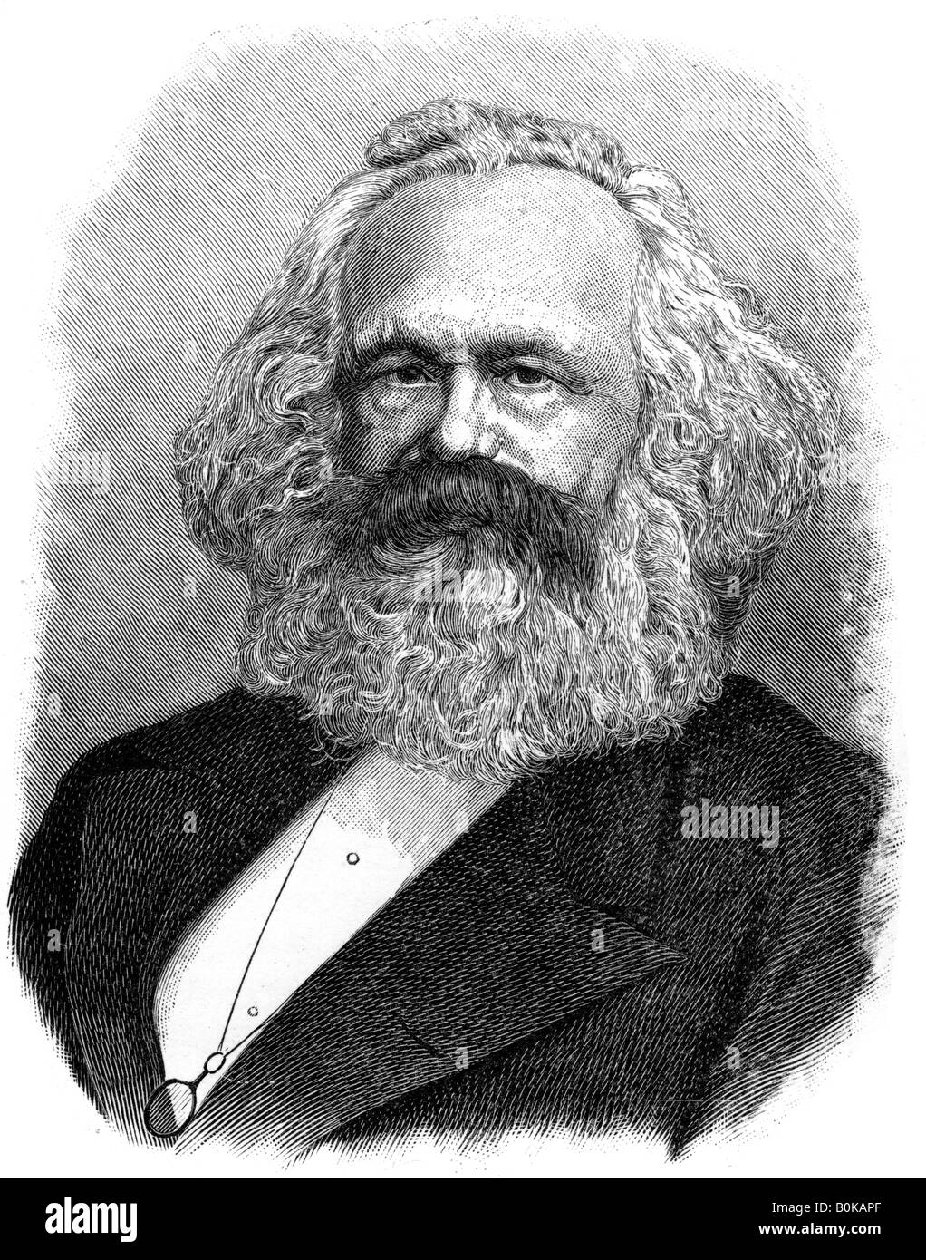 Karl Heinrich Marx, philosophe allemand, politique, économiste et révolutionnaire, (1903). Artiste : Inconnu Banque D'Images