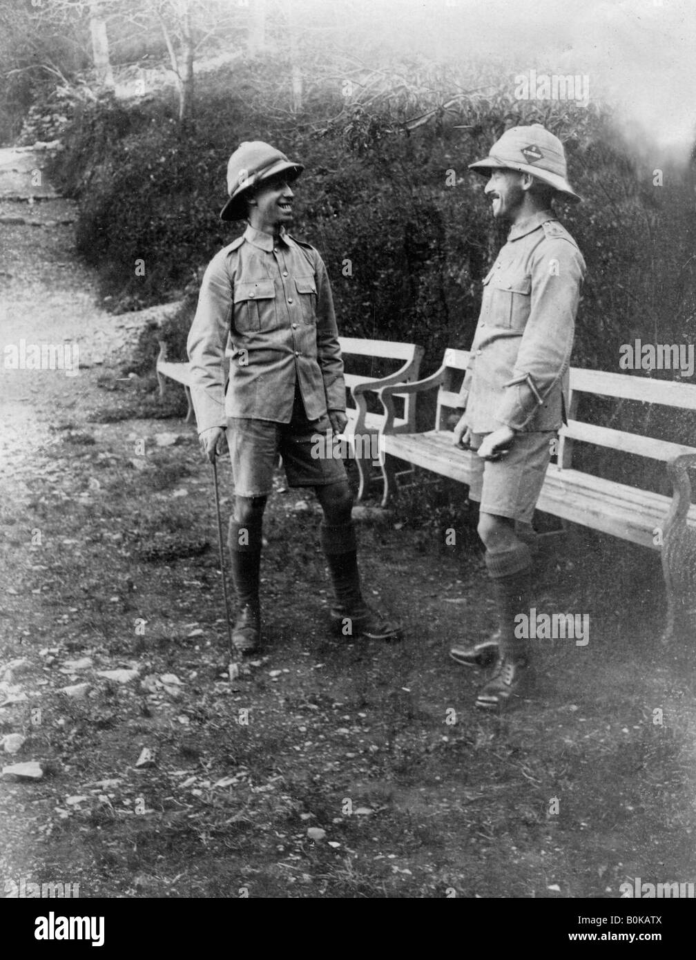 Des soldats britanniques, Chakrata, Inde, 1917. Artiste : Inconnu Banque D'Images