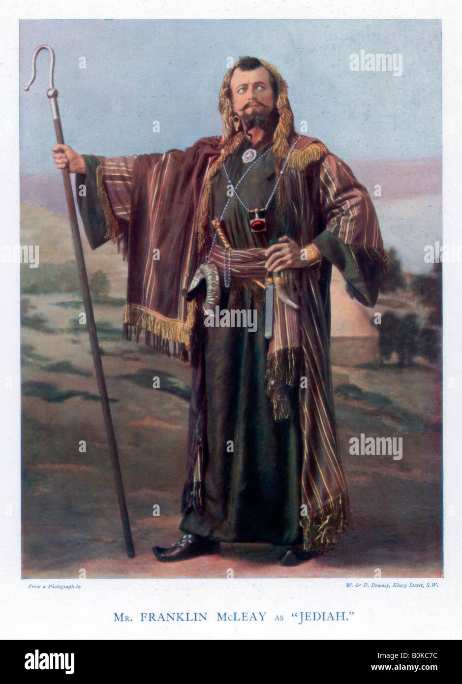 Franklin McLeay, acteur canadien, 1901.Artiste : W&D Downey Banque D'Images