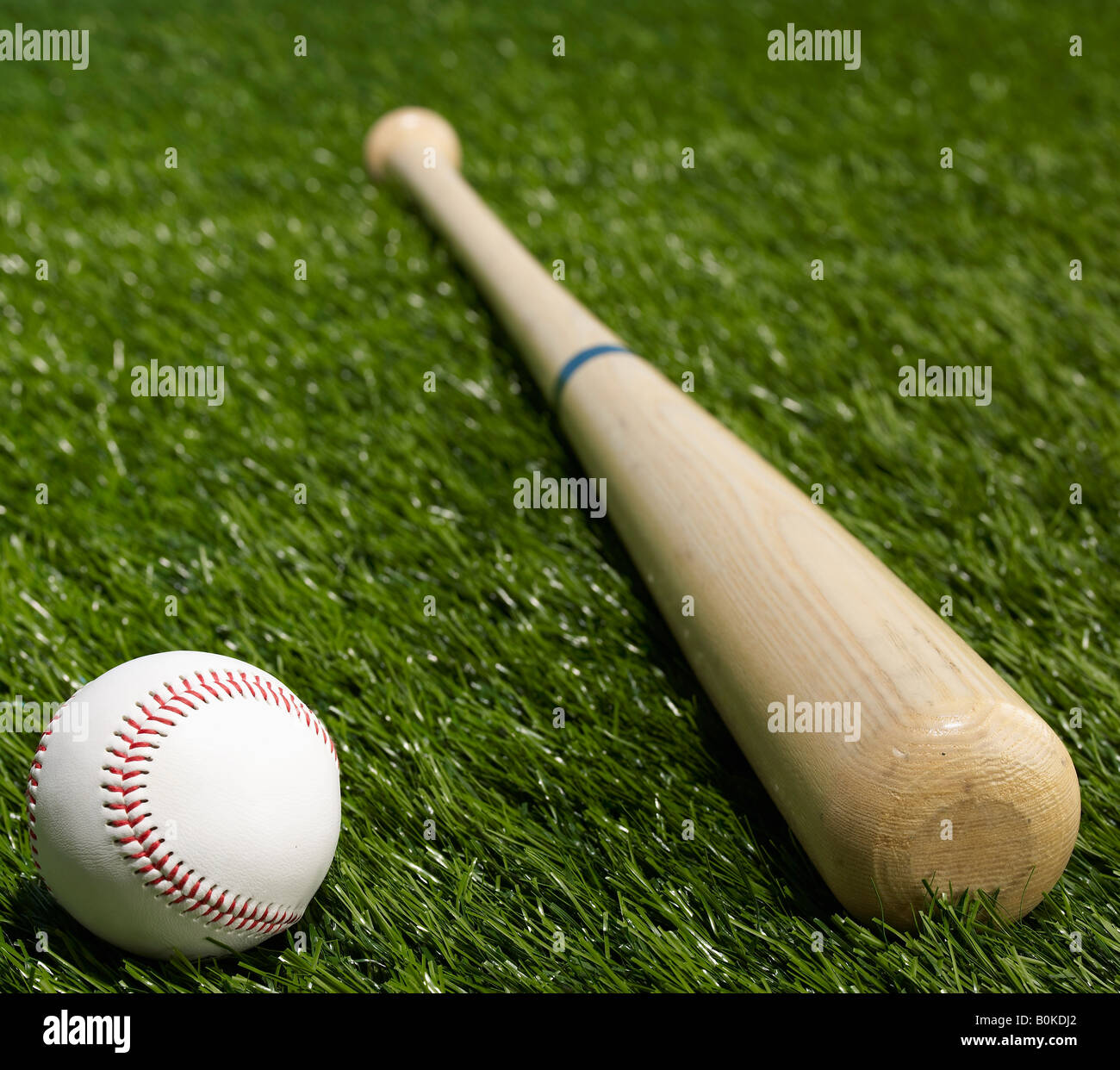 Baseball bat and Ball Banque D'Images