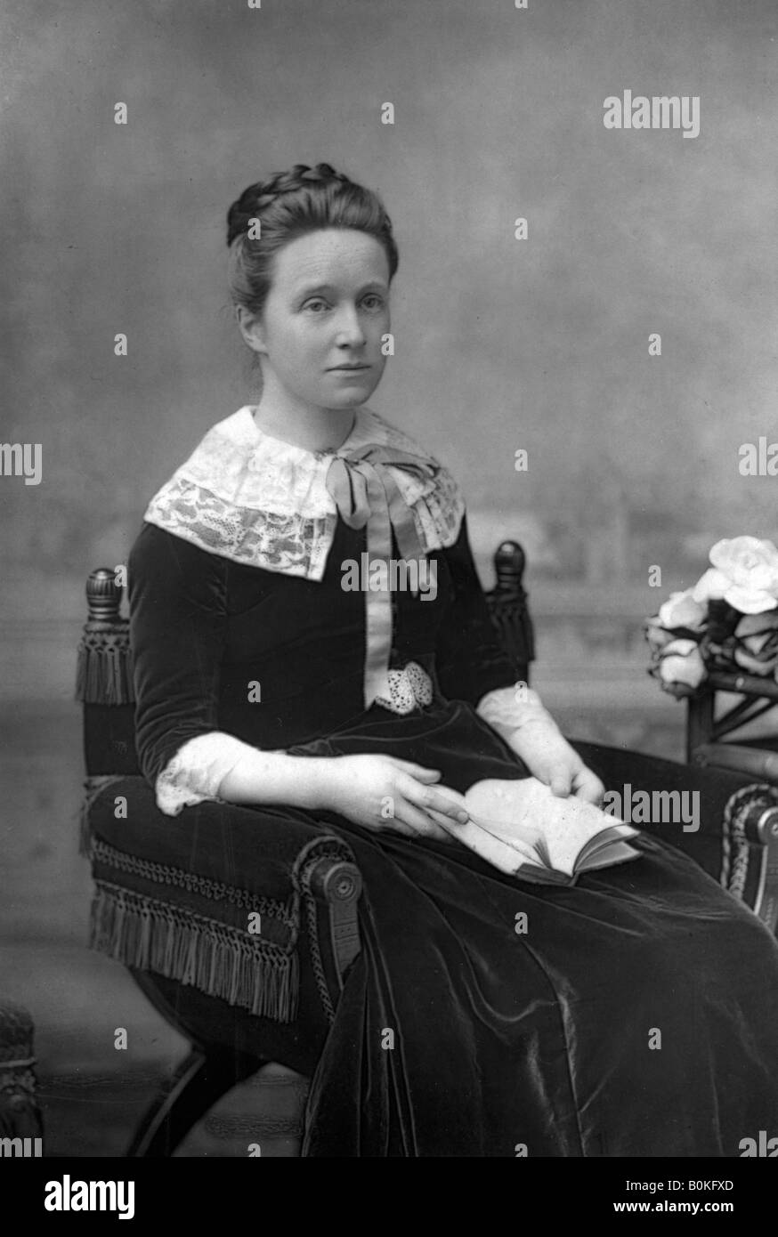 Mme Henry Fawcett, 1890.Artiste : W&D Downey Banque D'Images