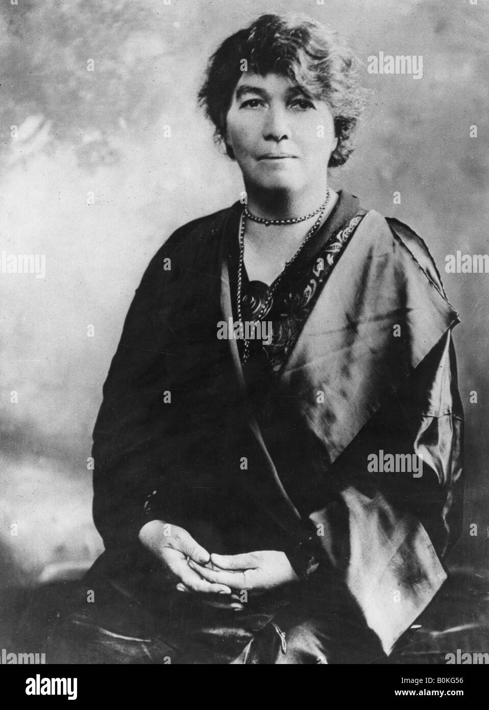 Emmeline Pethick-Lawrence (1867-1954), suffragette britannique, au début du xxe siècle. Artiste : Inconnu Banque D'Images