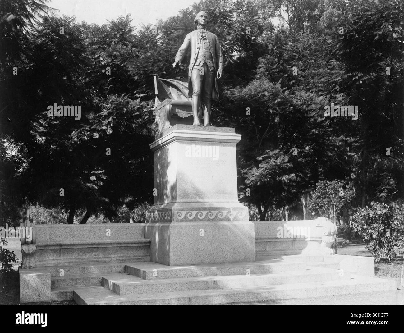Statue de George Washington (1732-1799), Buenos Aires, Argentine, 1927. Artiste : Inconnu Banque D'Images