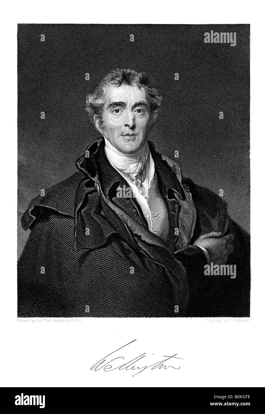 Duc de Wellington, (1769-1852), 19e siècle.Artist : Duc de Wellington Banque D'Images