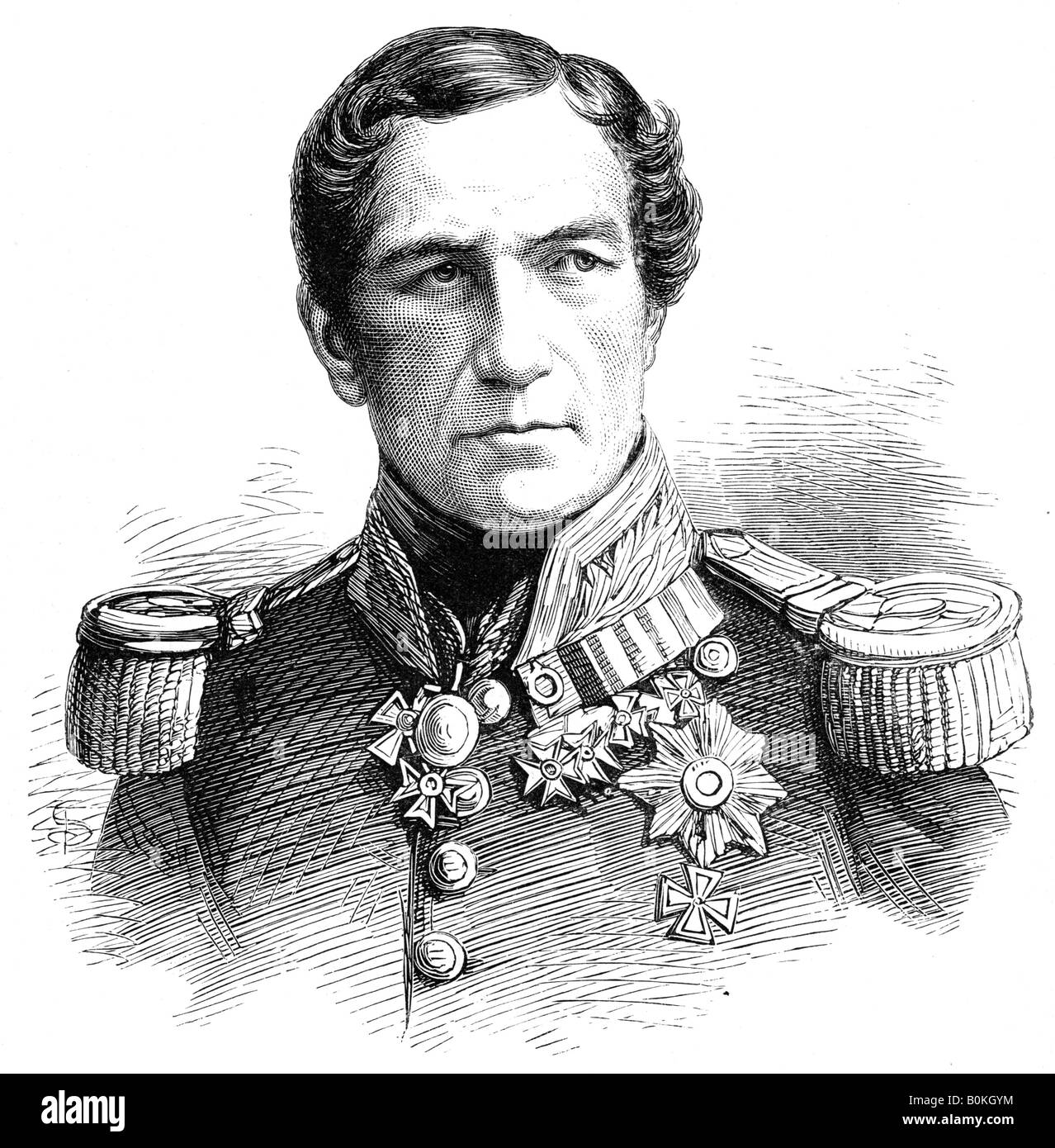 Portrait de leopold i roi des belges Banque de photographies et d ...
