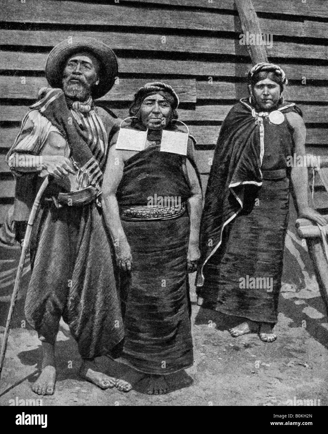 Les Indiens de Patagonie, Argentine, 1922. Artiste : Inconnu Banque D'Images