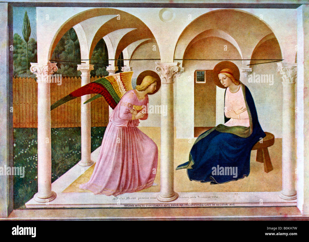 'L'annonciation', c1438-1445, (c1900-1920).Artiste : Fra Angelico Banque D'Images