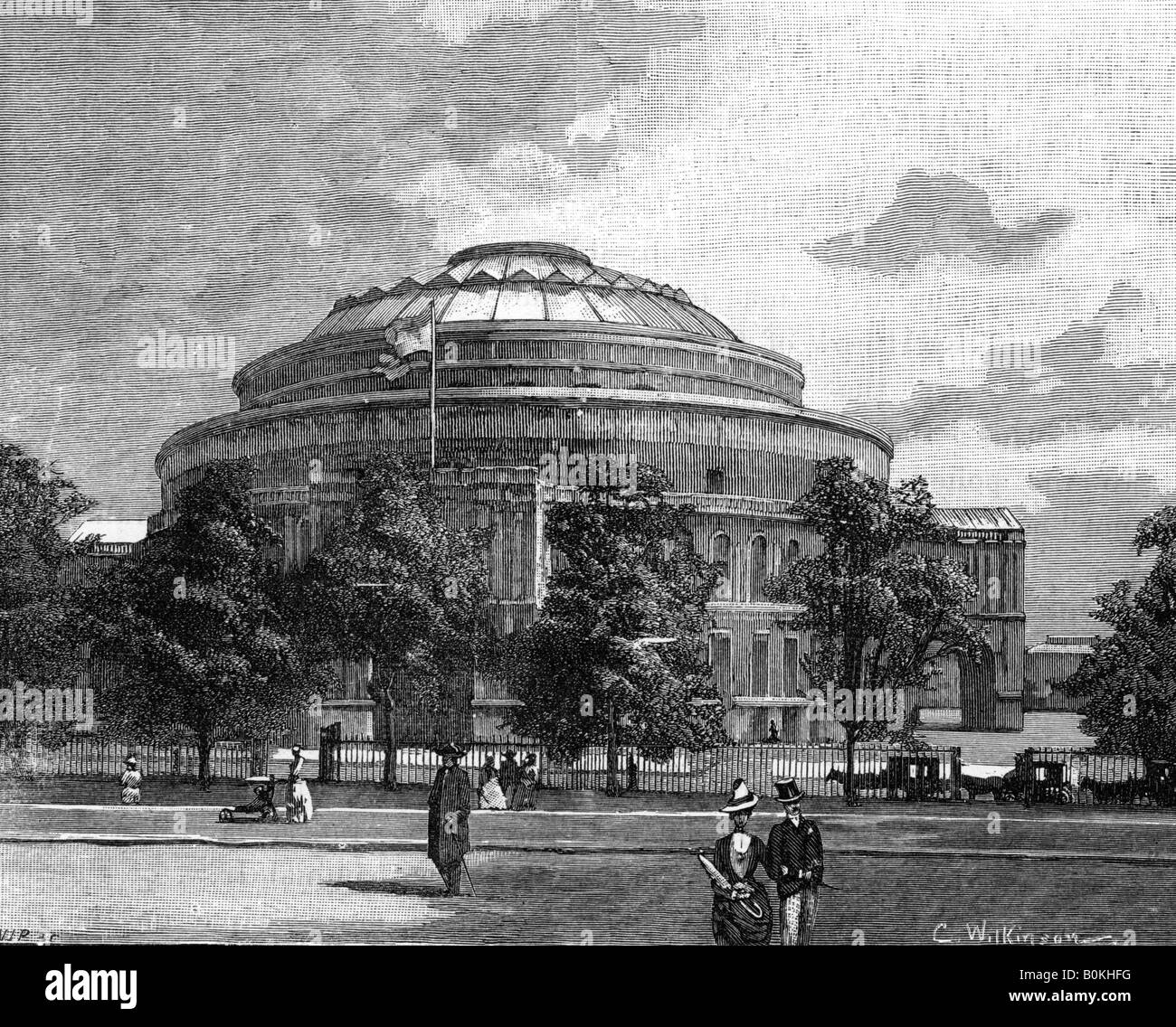 Le Royal Albert Hall, Kensington, Londres, 1900. Artiste : Inconnu Banque D'Images