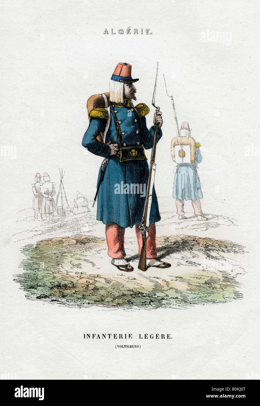 French light infantry Banque de photographies et d’images à haute ...