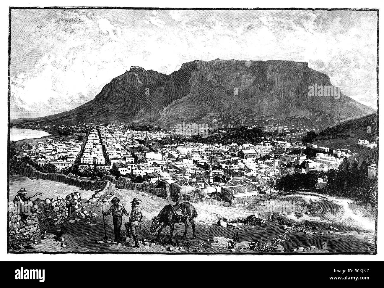 Cape Town, Afrique du Sud, c1888. Artiste : Inconnu Banque D'Images