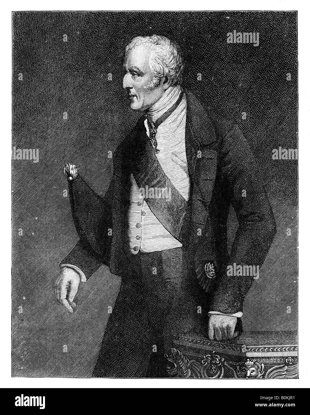 Arthur Wellesley, 1er duc de Wellington, soldat britannique et homme d'État, du milieu du xixe siècle, (c1888). Artiste : Inconnu Banque D'Images