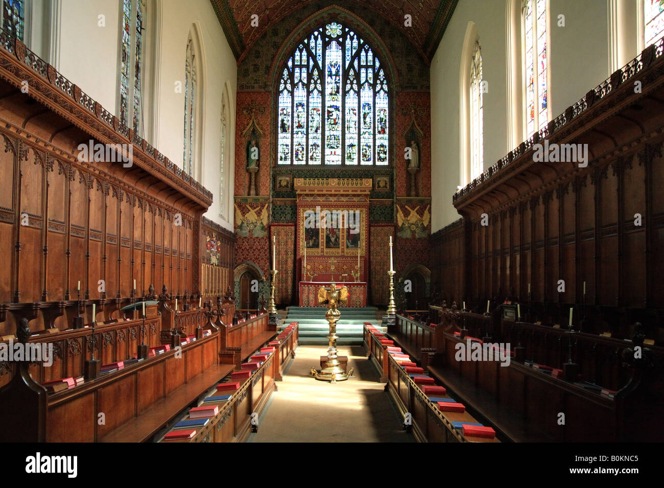 Queens College Cambridge University chapelle Banque D'Images