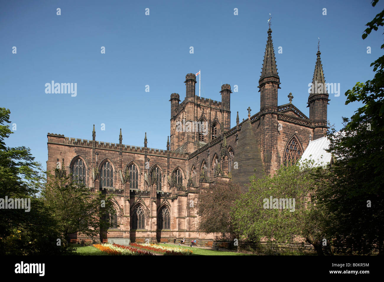 La cathédrale de Chester Banque D'Images