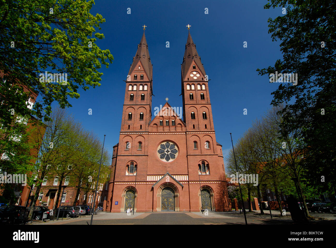 Domkirche Saint Marien à Hambourg, Allemagne Banque D'Images