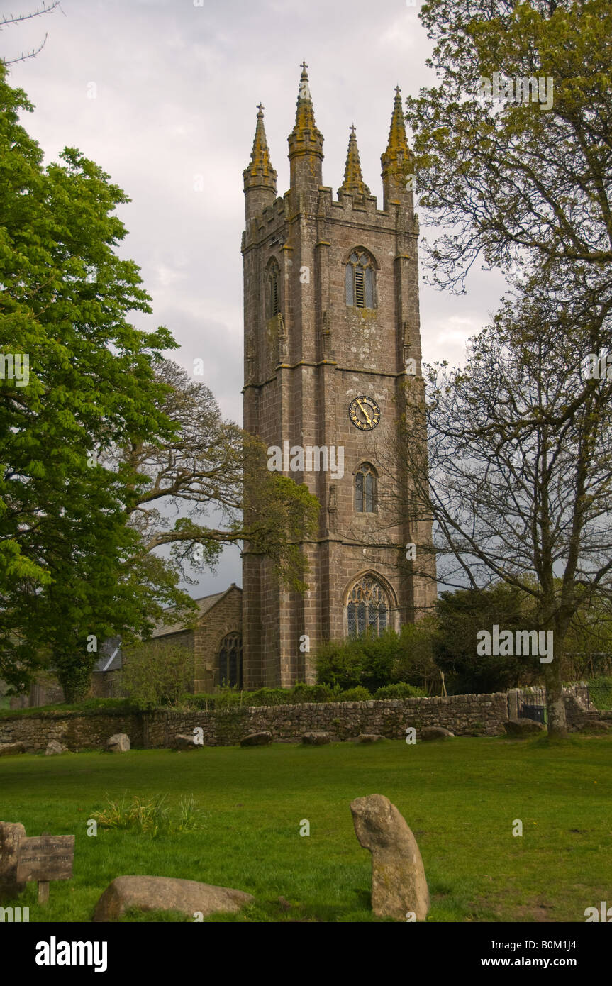 L'église à widdicombe dans la lande de Dartmoor,uk angleterre Banque D'Images