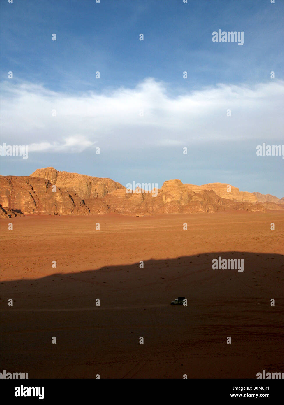 Le désert de Wadi Rum, Jordanie Banque D'Images