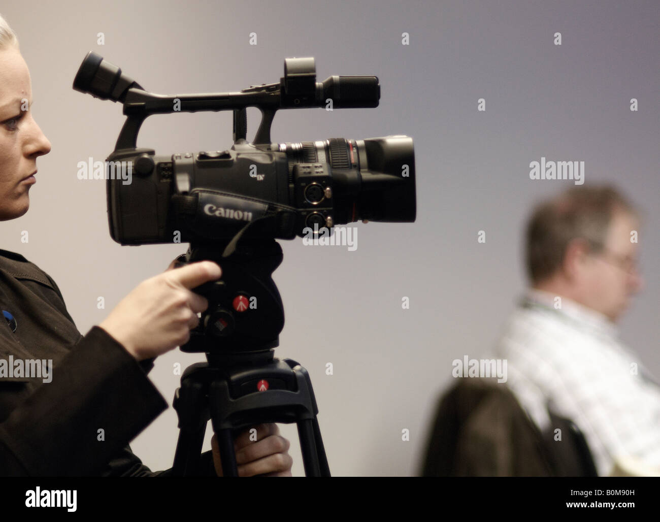 caméra TV Banque D'Images