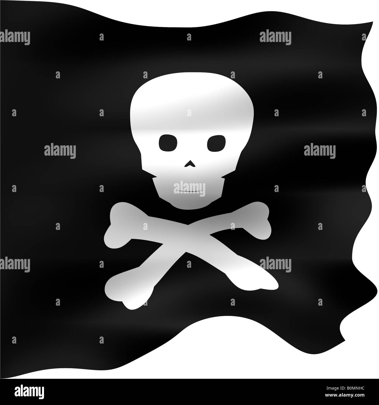 Drapeau de pirate Banque D'Images