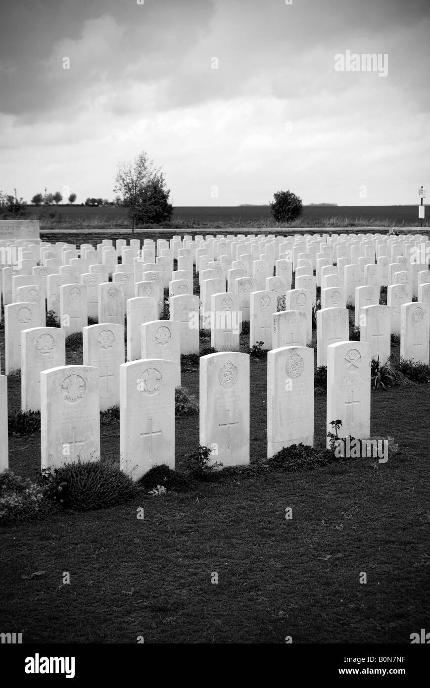 Tombe du soldat inconnu de la première guerre mondiale pierre tombale pierre tombale War Graves Commission dead jour remberance français france Banque D'Images