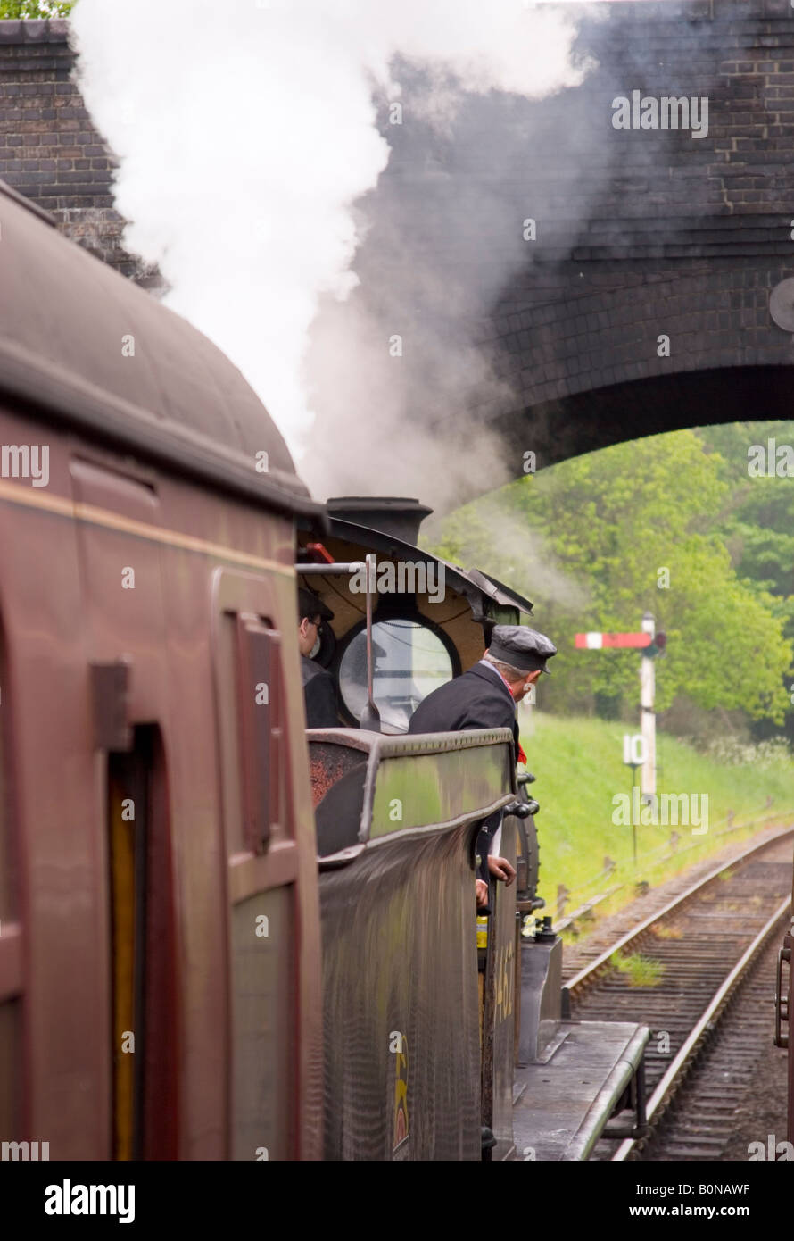 La Station de Train à vapeur à Sheringham, Norfolk, Royaume-Uni Banque D'Images