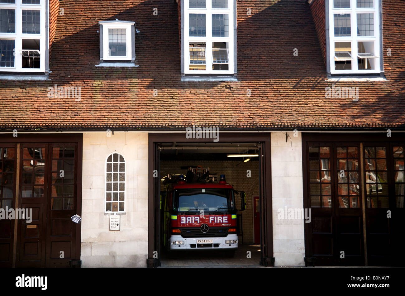 Fire Station Belsize Park dans le nord de Londres Banque D'Images